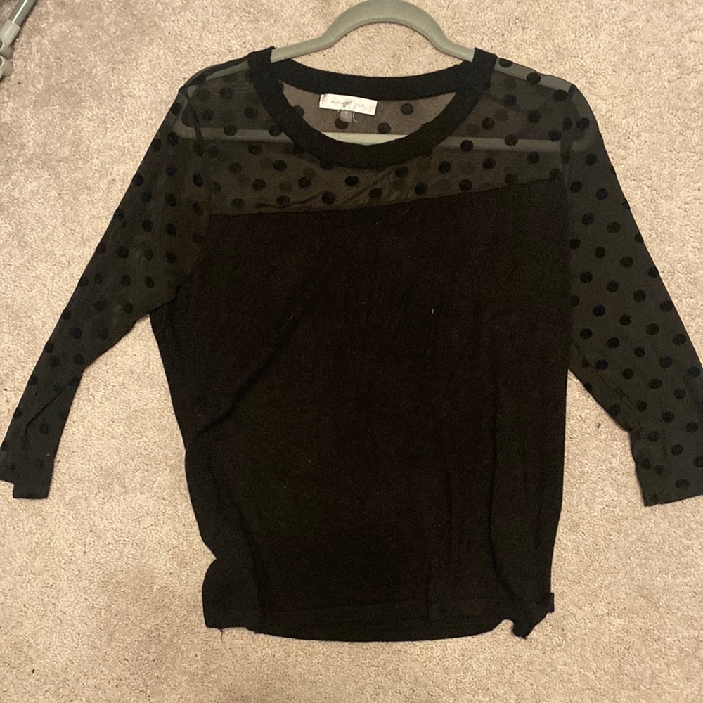 August silk sweater
